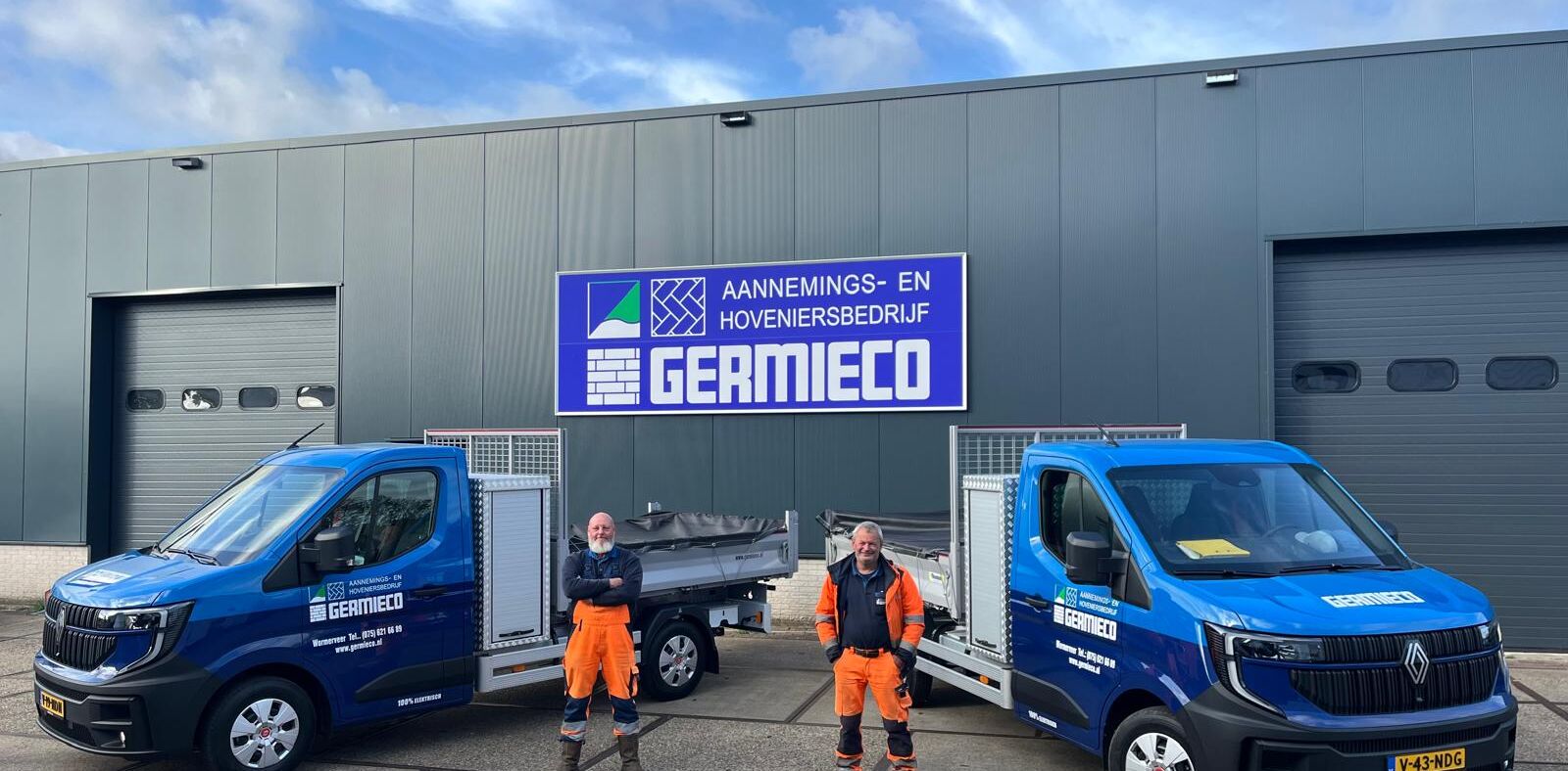 Aflevering Aannemings- en Hoveniersbedrijf Germieco B.V.
