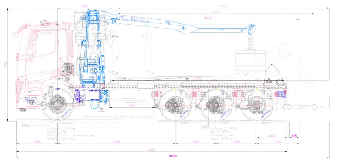 Renault C kraan haak Renault C kraan haak