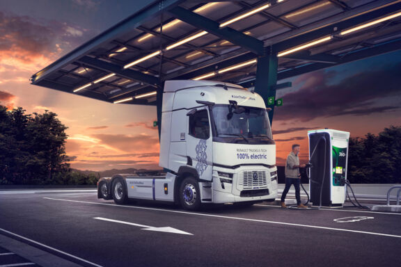 Renault Trucks E-Tech T opladen Renault Trucks E-Tech T opladen