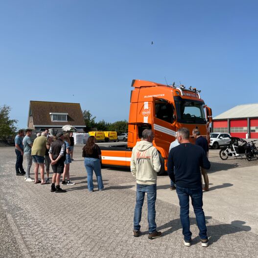 Aflevering Transportbedrijf Eelman Texel