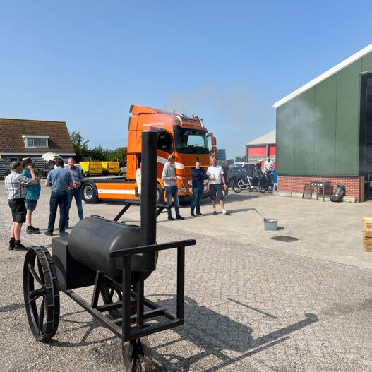 Aflevering Transportbedrijf Eelman Texel