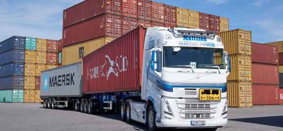 Volvo test in Zweden 74-tons elektrische truck