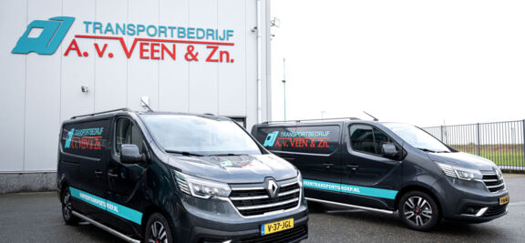 Renault Trafic debuteert in vloot bij Transportbedrijf A. V. Veen & Zn.