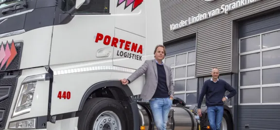 Eerste Volvo FH LNG-trucks voor Portena Logistiek