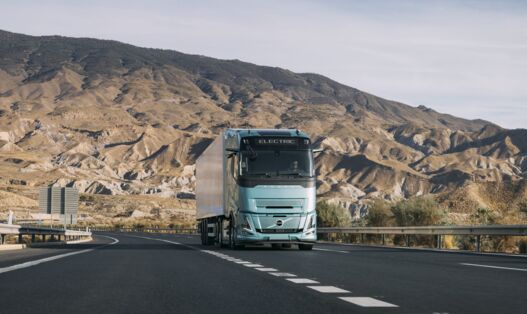 Volvo FH Aero Electric met e-as Volvo FH Aero Electric met e-as