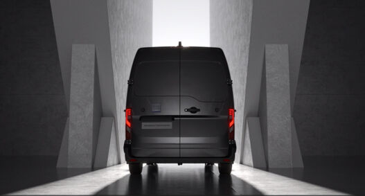 Renault Trucks E-Tech Master achterzijde Renault Trucks E-Tech Master achterzijde