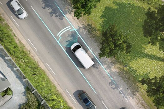 Renault Master veiligheidsoptie lane departure voor bestelwagens Renault Master veiligheidsoptie lane departure voor bestelwagens